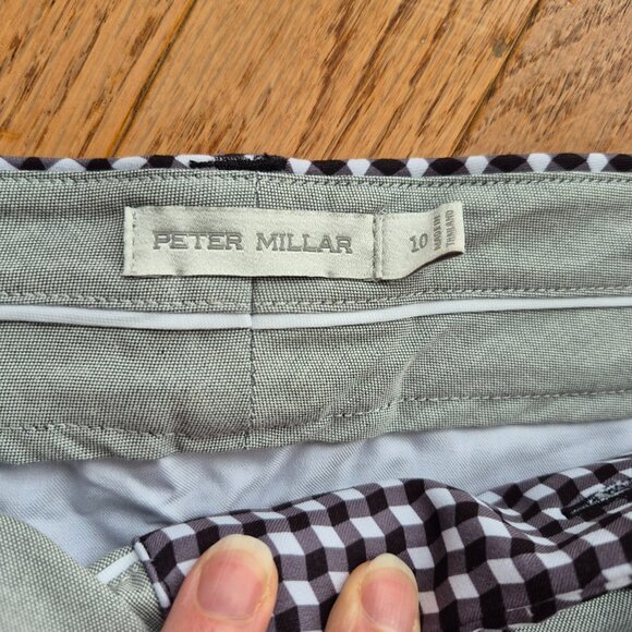 Peter Millar Surge Performance Gingham Ankle Golf Pants - Picture 6 of 15